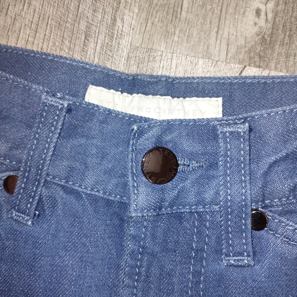 Stella McCartney RARE Smooth Finish Trim Pocket Straight Leg Business Jeans - Picture 7 of 16